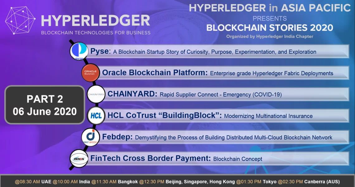 Blockchain Stories 2020 – Week 2: A Hyperledger event