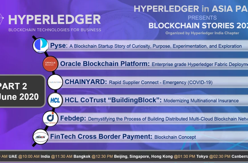 Blockchain Stories 2020 – Week 2: A Hyperledger event