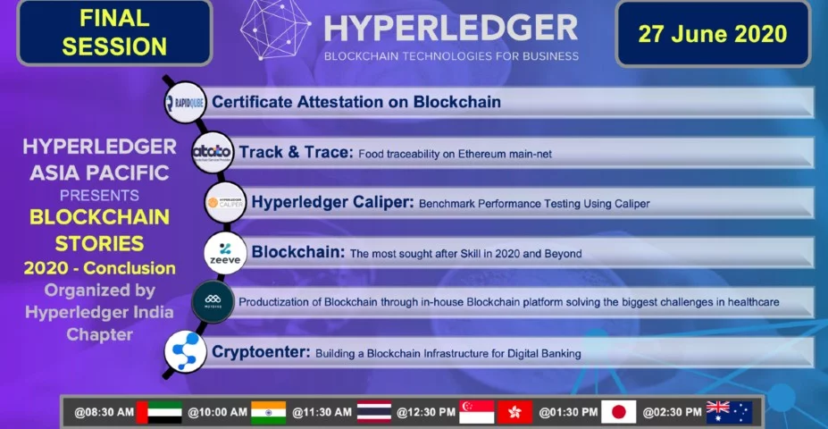 Blockchain Stories 2020 – Week 5: A Hyperledger event